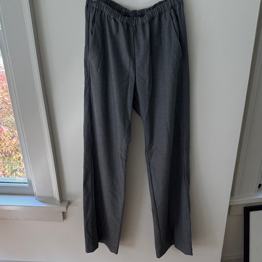 Enza Costa Everywhere Suit Pants | Light Grey | 1